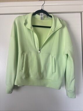 RBX Mint Green Half-Zip Pullover Sweatshirt